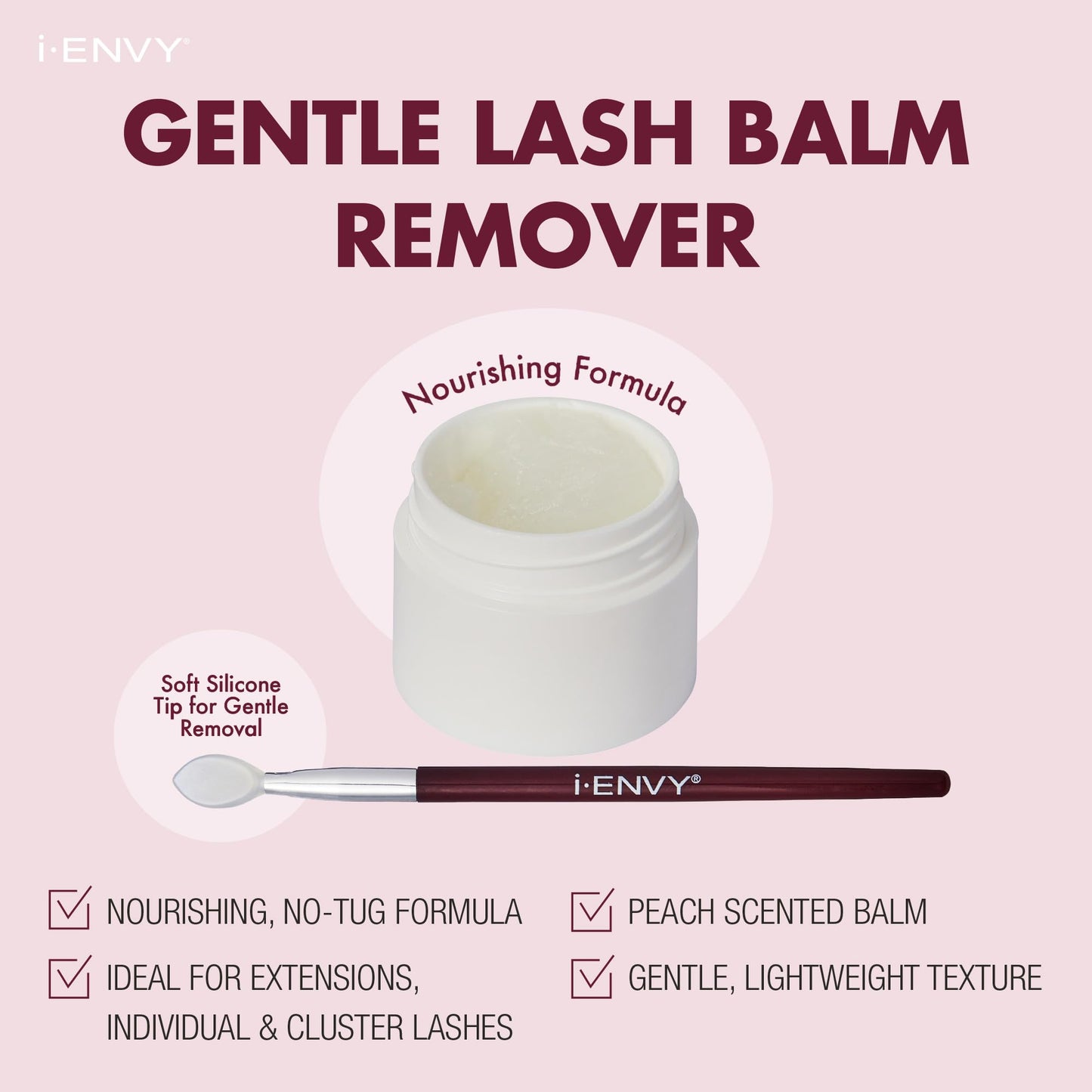 I-Envy lash remover balm for cluster and individual lashes