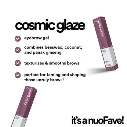 Nuorganic brow growth gel natural plant-based ingredients