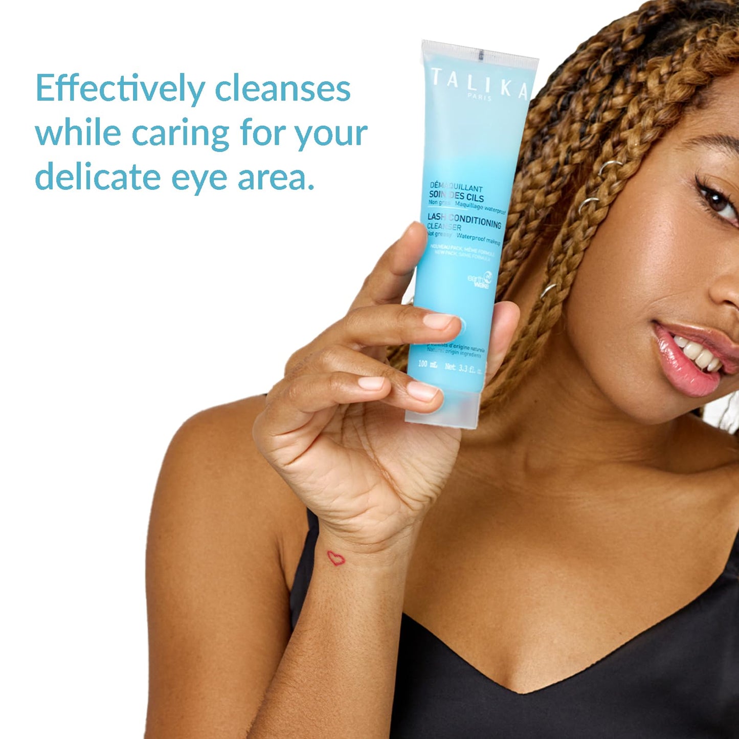 Waterproof mascara remover gel by Talika showing product texture