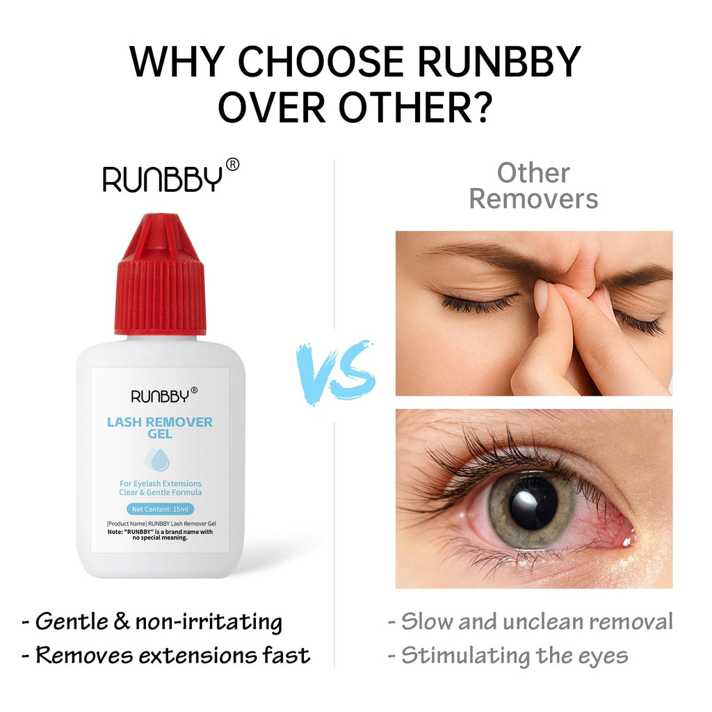 Gentle lash removal gel container and application tools