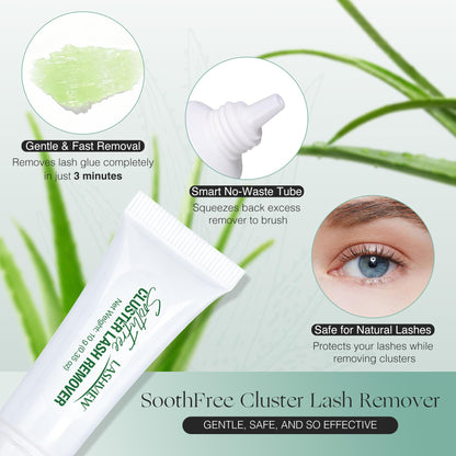 Fadlash lash extension glue remover gel texture
