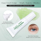 Gentle eyelash adhesive remover container on clean background