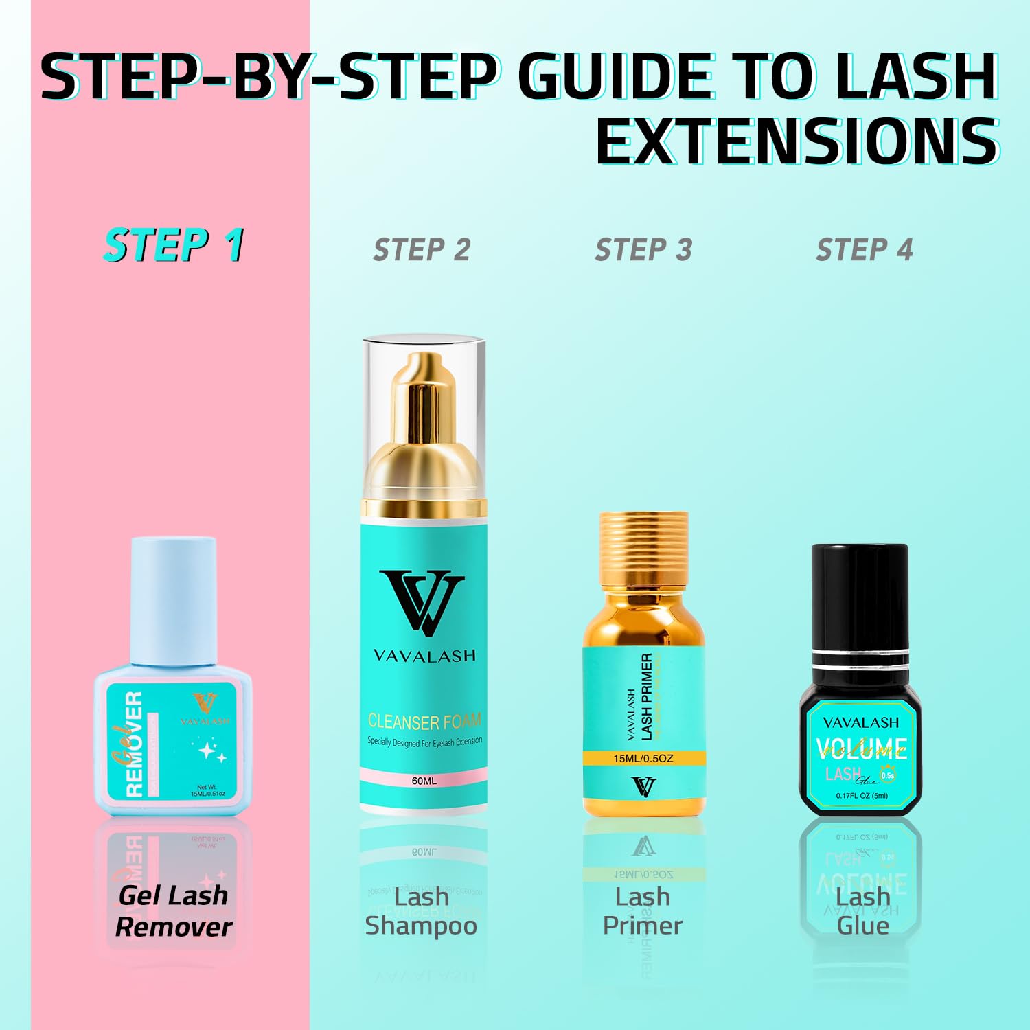 Authentic Vavalash eyelash extension removal gel 15ml