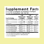 ChildLife Pure DHA chewable softgels supplement facts and ingredients label