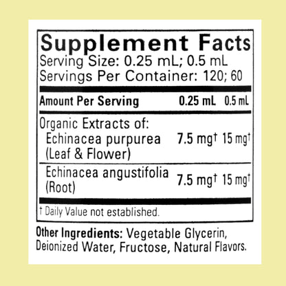 ChildLife Essentials natural orange flavor herbal supplement label