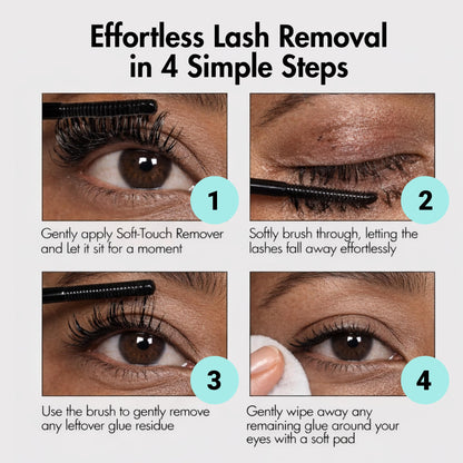 Gazelle Softouch remover for individual cluster lashes