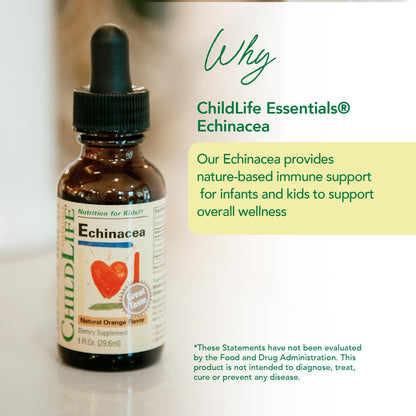 ChildLife Essentials Echinacea for Kids 1 fluid ounce glass bottle