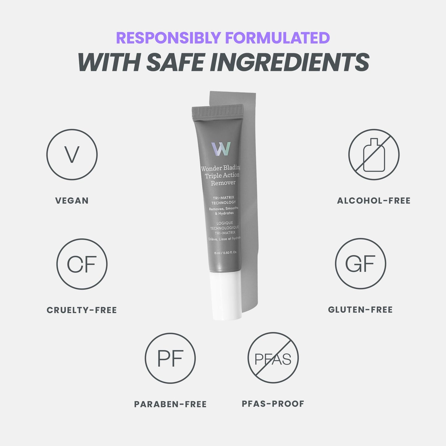Wonderskin Wonder Blading makeup remover gel dissolving waterproof cosmetic swatches on skin