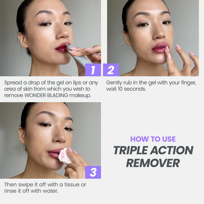 Wonderskin skincare collection featuring the 15ml triple action hyper stain remover tube