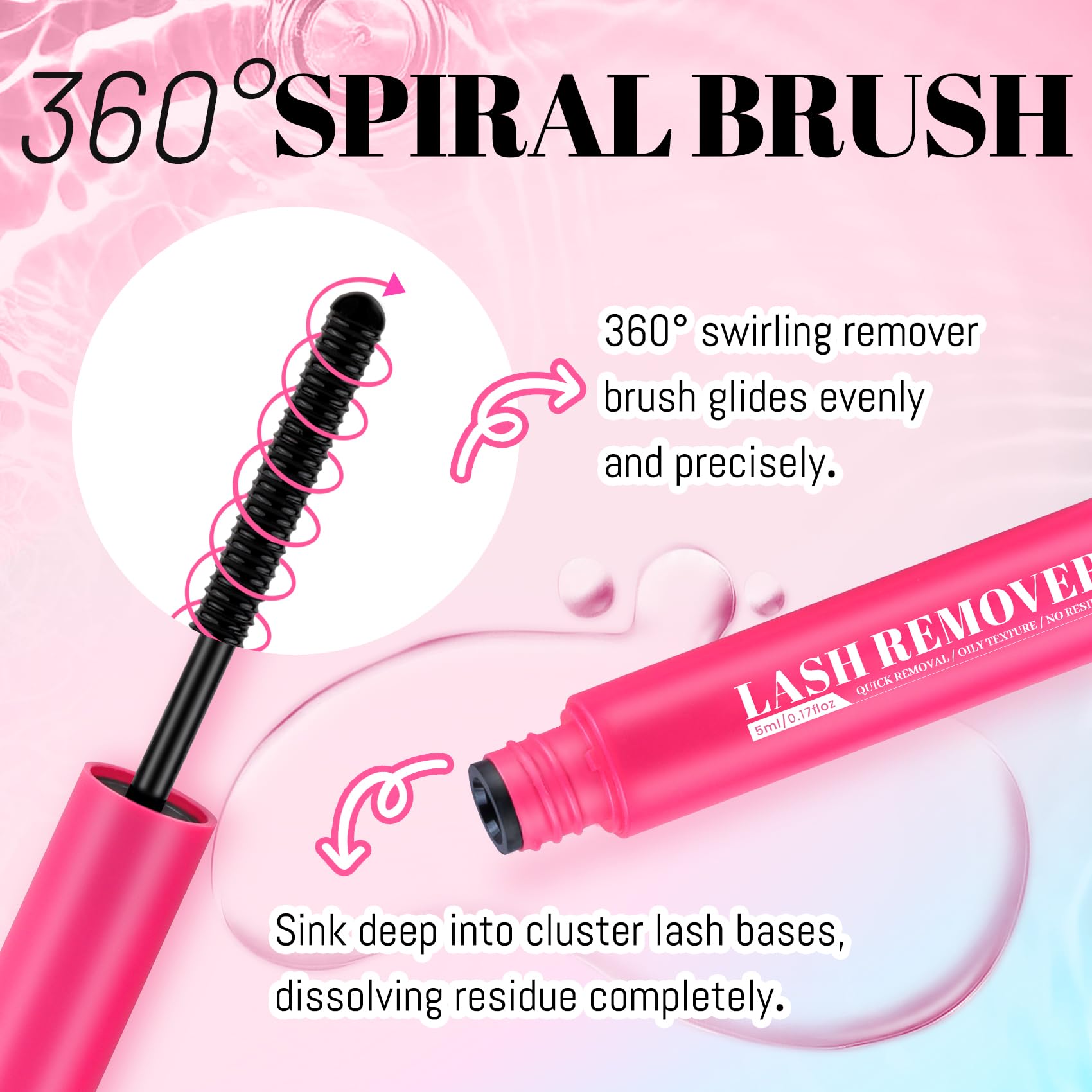 Veyesbeauty non-irritating lash remover for at home use