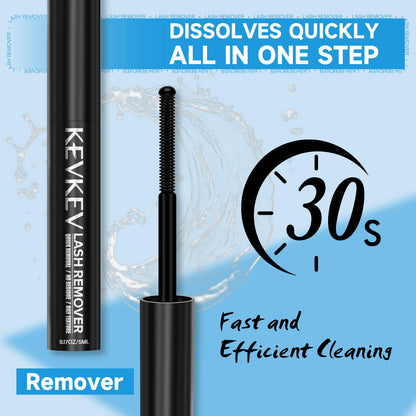 Instructions for using KevKev lash cluster remover