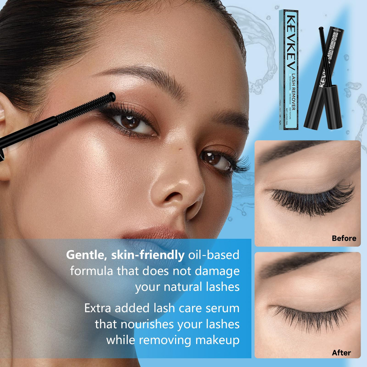KevKev 5 milliliters lash remover product display