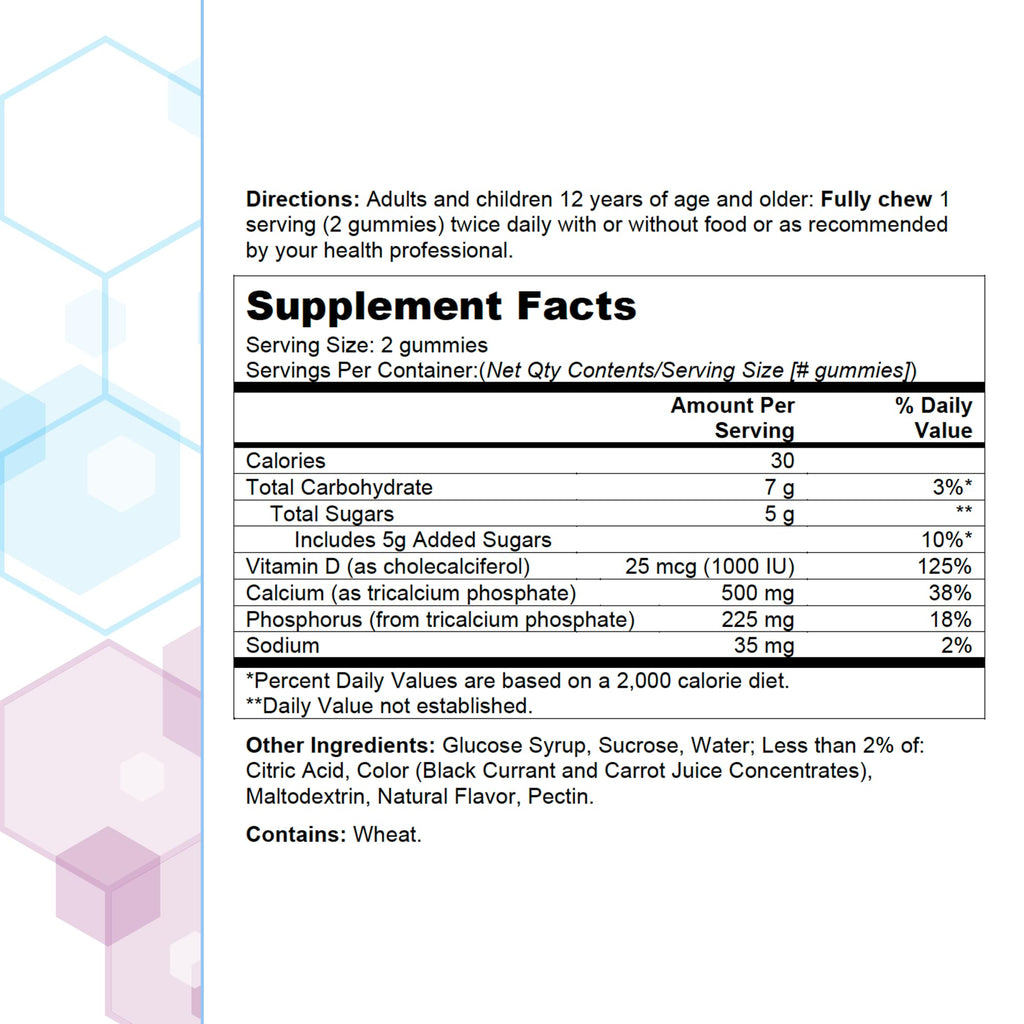 Citracal 60 count gummy bottle lifestyle placement