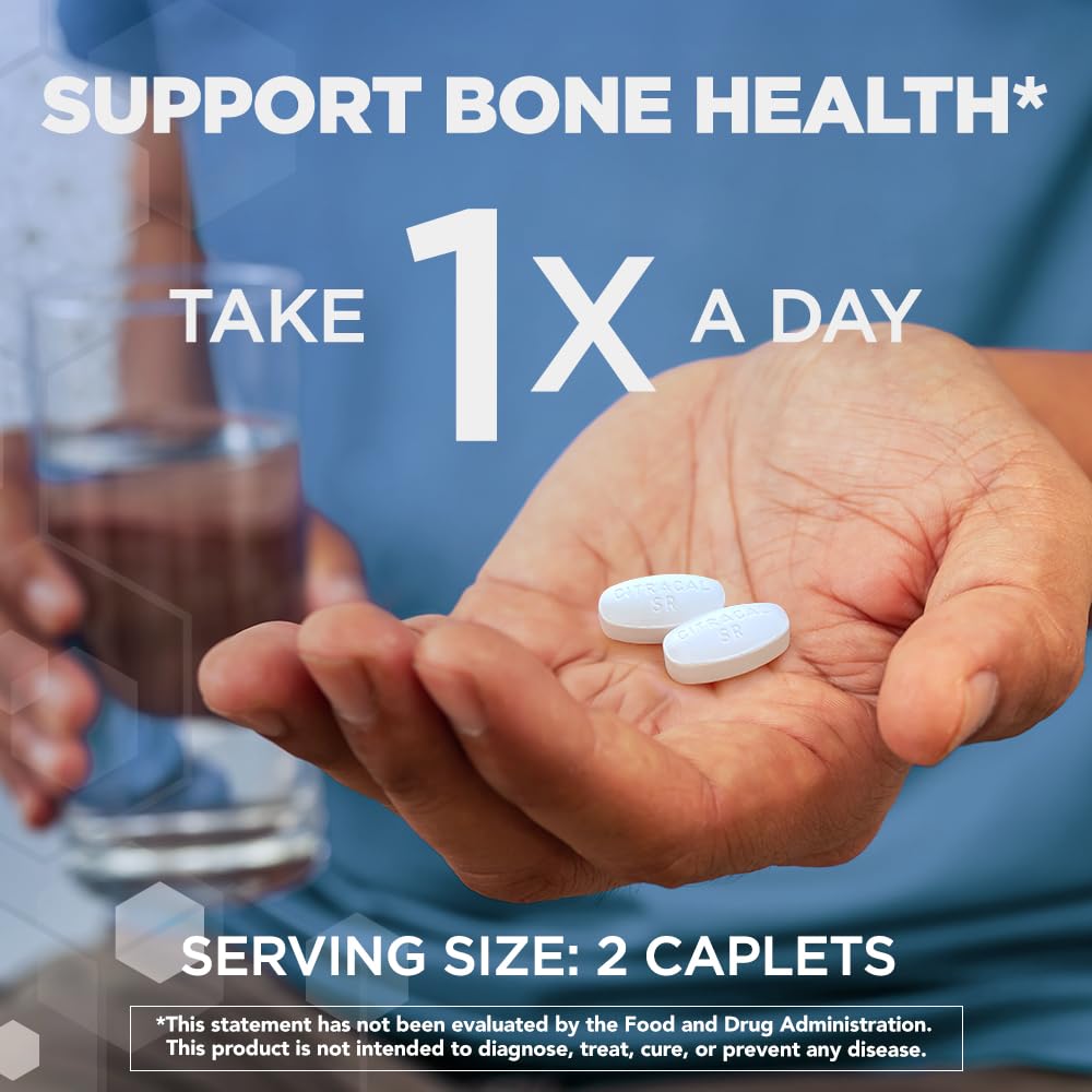 Citracal daily adult bone density support caplets with Vitamin D3 and magnesium