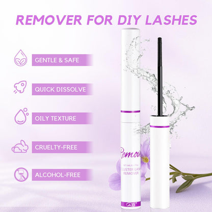 Close up of Gaqqi lash adhesive remover brush applicator