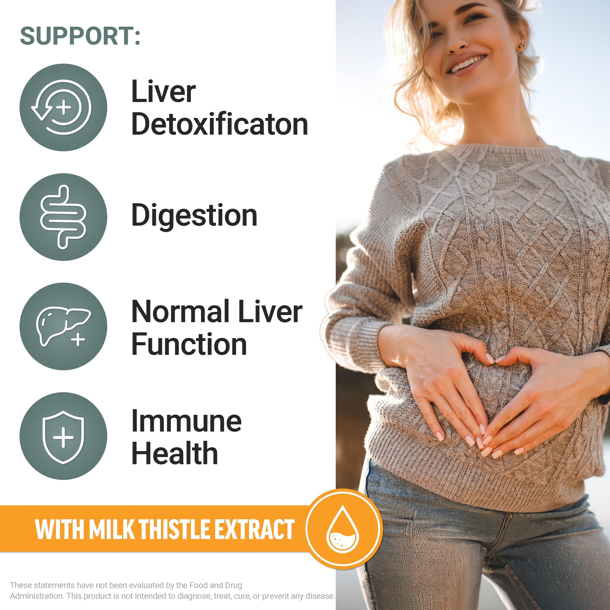 Force Factor Liver Detox Cleanse citrus punch supplement packaging facts