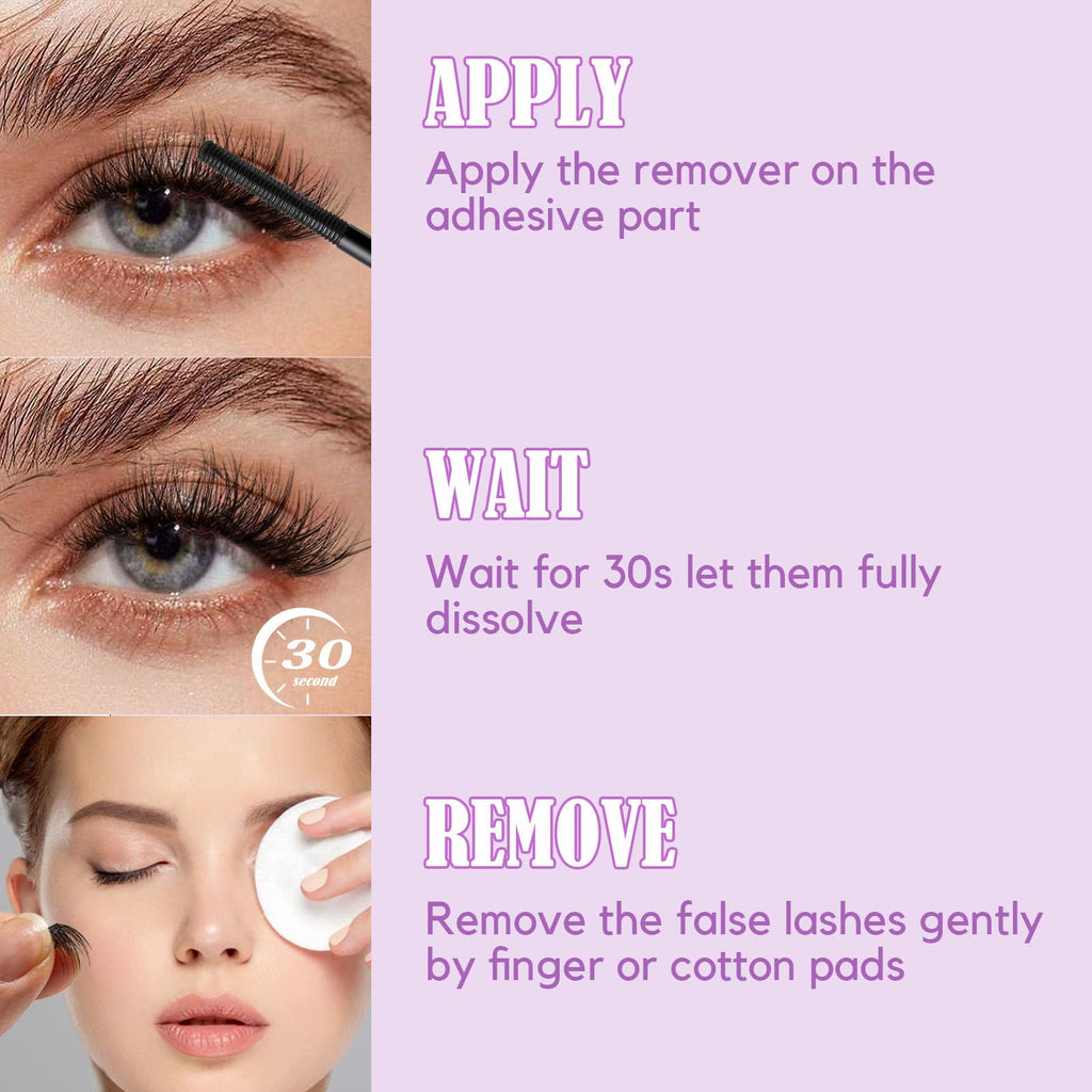 Gaqqi Lash Glue Remover close up of product label