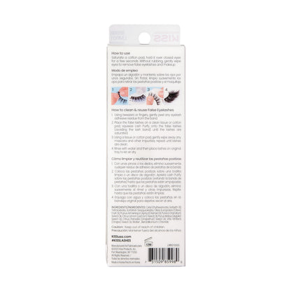 KISS 3 in 1 false eyelash cleanser and conditioner liquid bottle