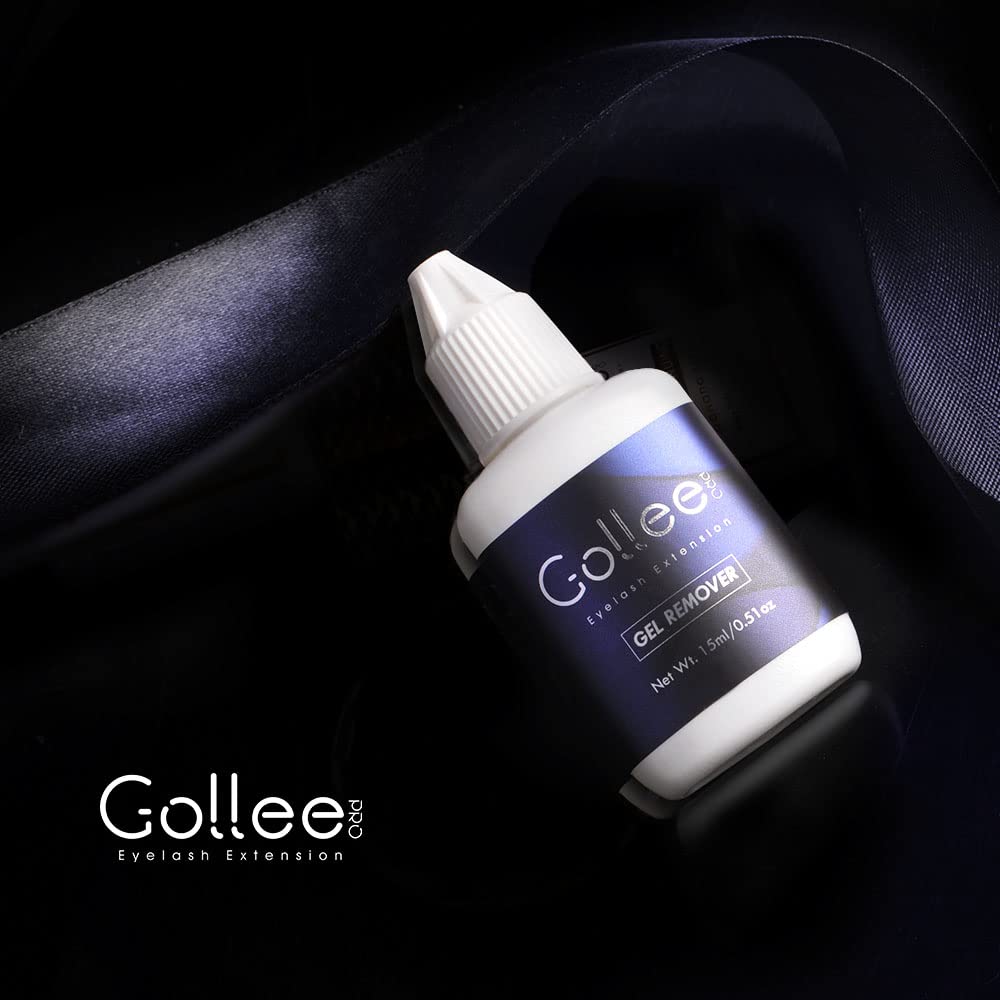 Golleepro eyelash extension removal gel product application directions