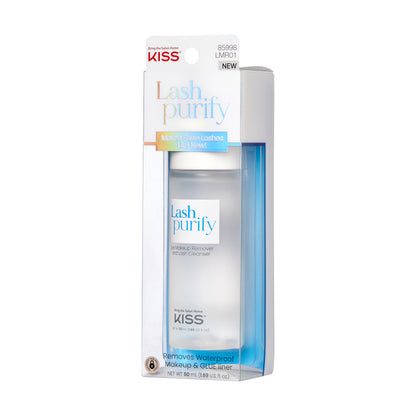 Authentic USA imported KISS lash purify eye makeup remover packaging