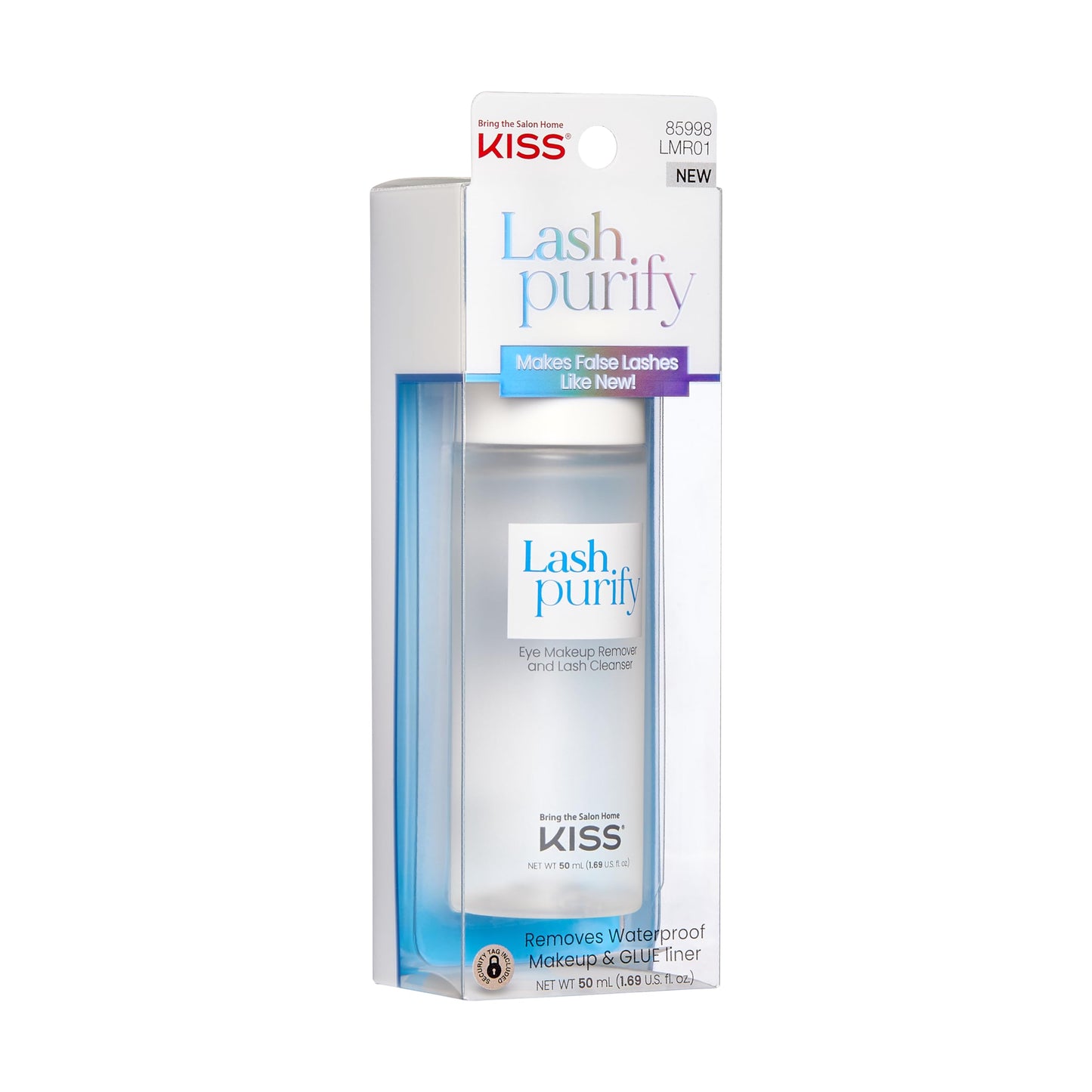 Gentle unscented lash adhesive remover for sensitive skin by KISS