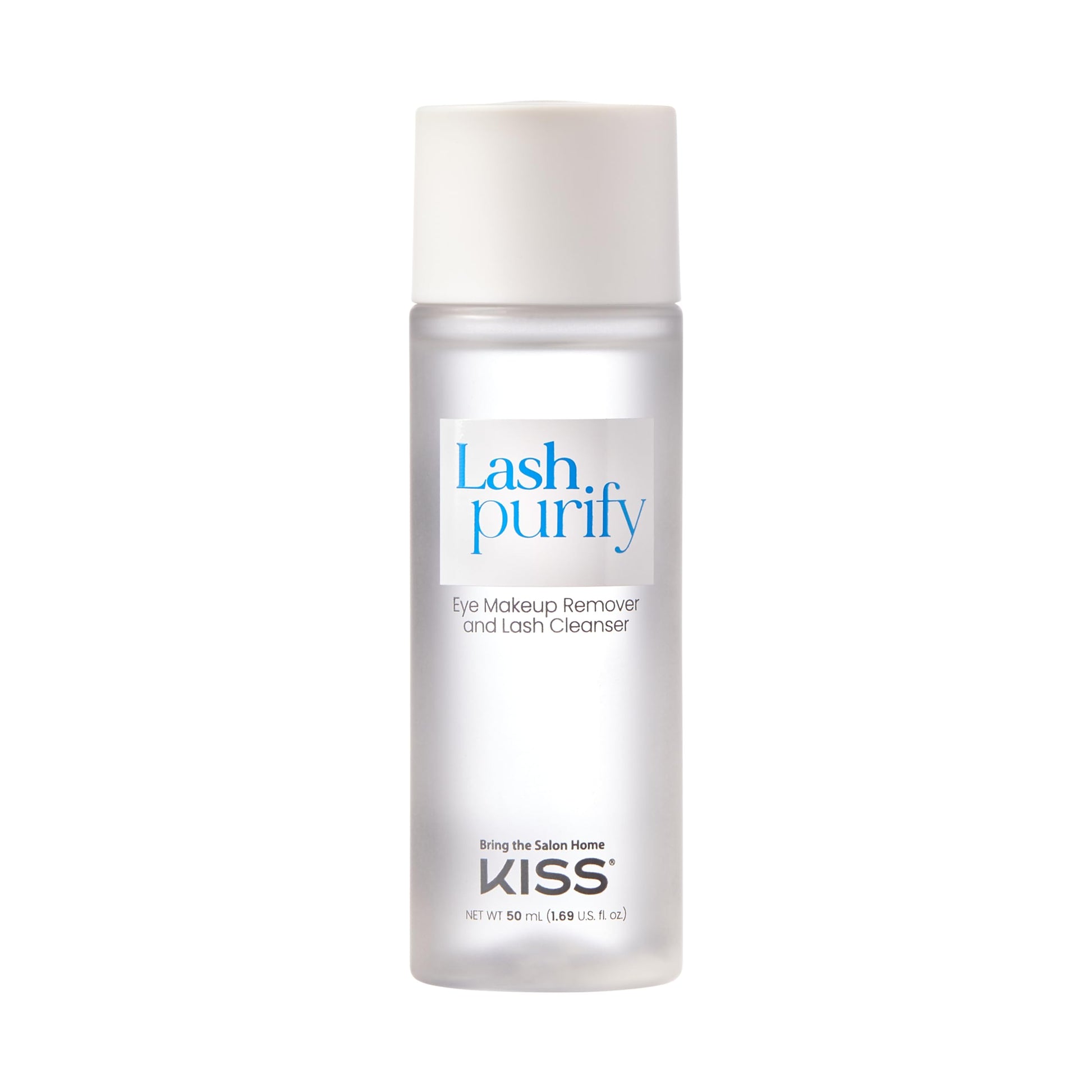 KISS Lash Purify fifty milliliter bottle showing product description