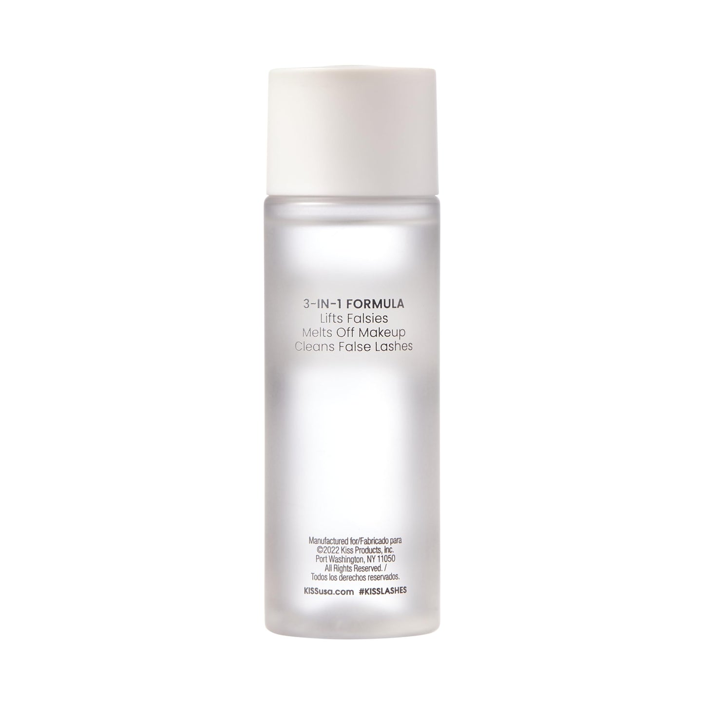 Waterproof eye makeup remover and false eyelash refresher liquid formula