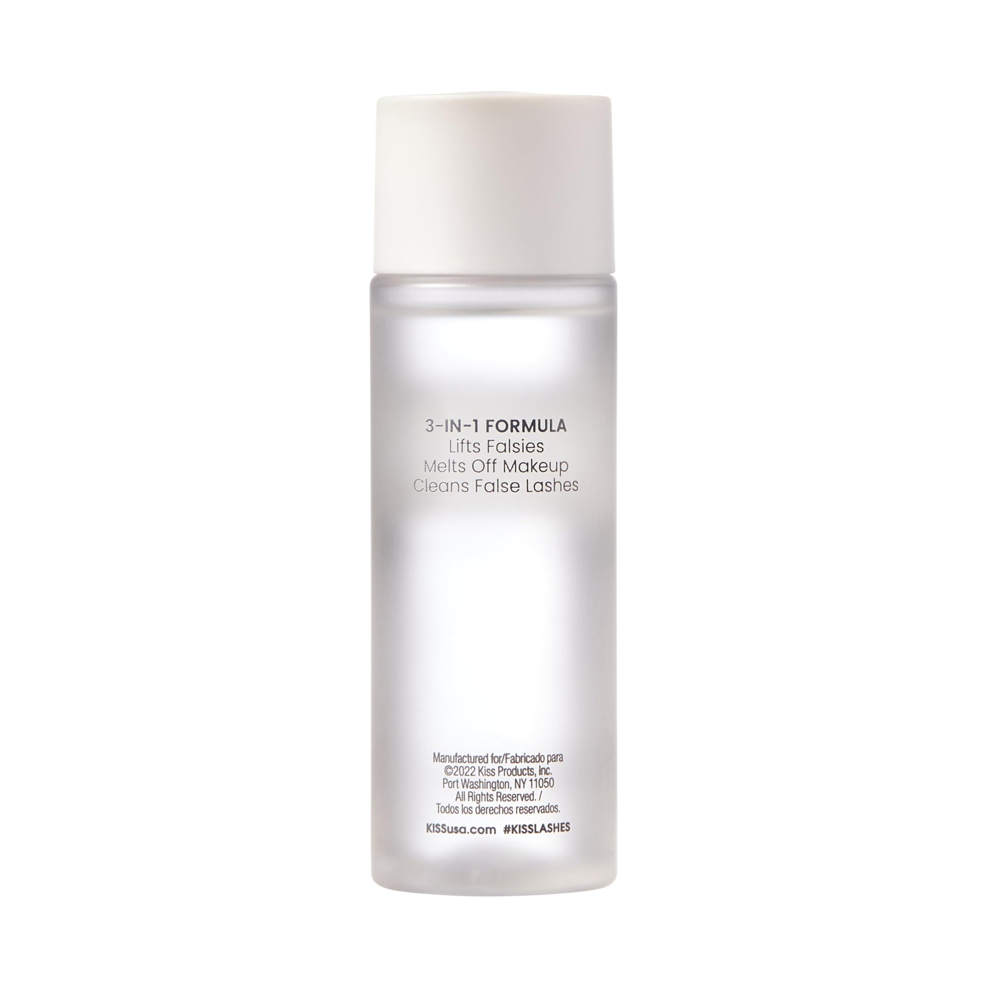 Waterproof eye makeup remover and false eyelash refresher liquid formula