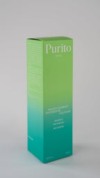Purito Mighty Bamboo Panthenol Cleanser box packaging and bottle together