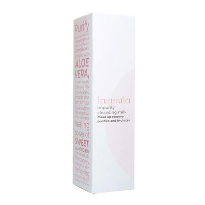 Side profile of Kisimiki 125 milliliter cleansing milk