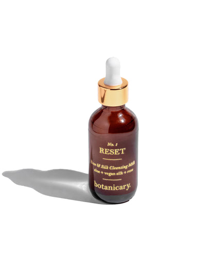 Botanicary cleansing milk in amber bottle