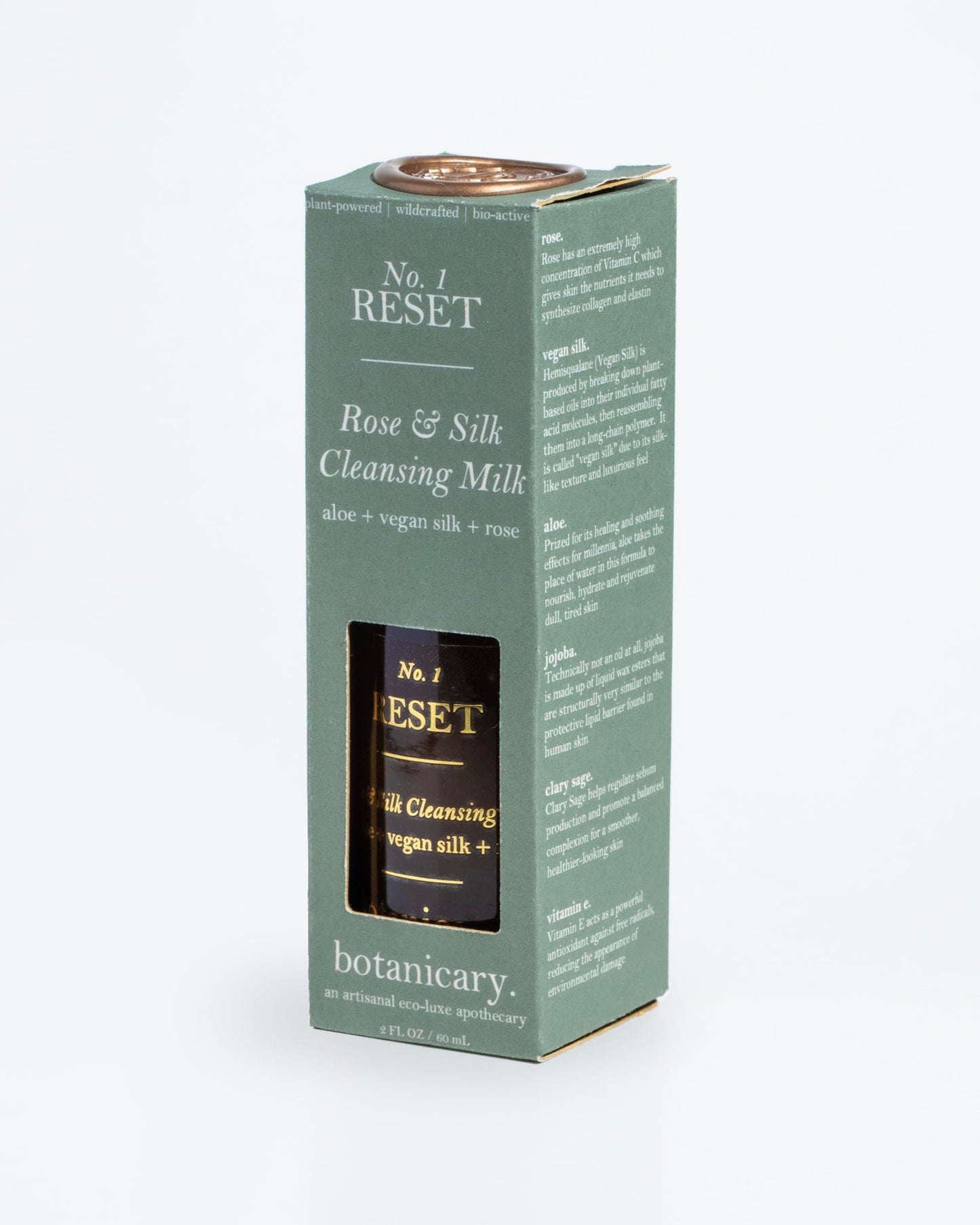 Botanicary makeup remover skincare packaging details