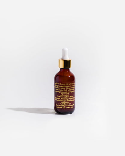 Close up of Botanicary reset cleansing milk dropper