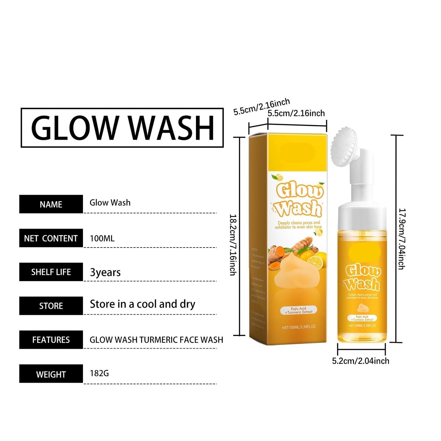 1827hha Cleansing Milk with turmeric and kojic acid