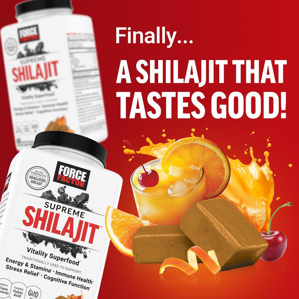Premium imported USA shilajit extract soft chews for men and women.