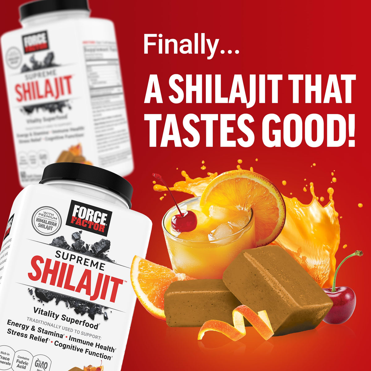 Premium imported USA shilajit extract soft chews for men and women.