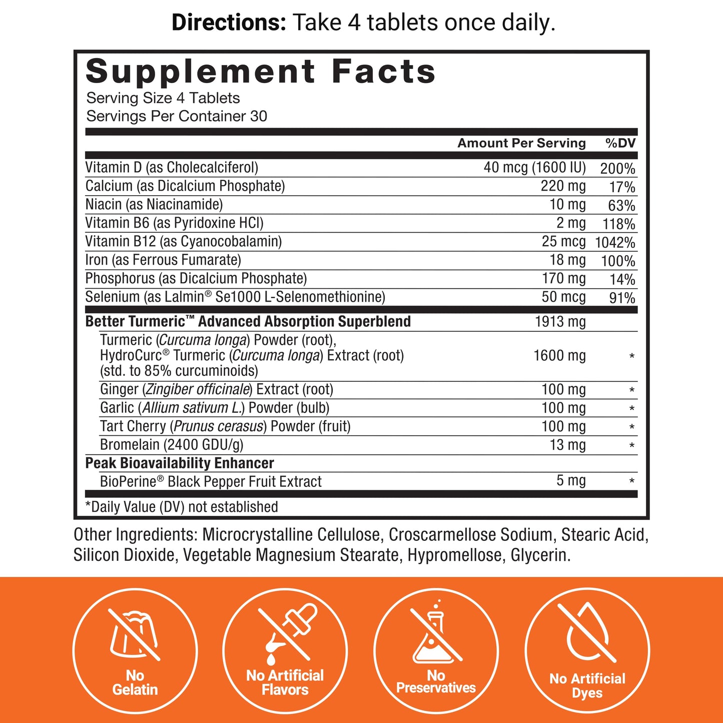 Force Factor 120 tablets bottle highlighting superior absorption and mobility benefits