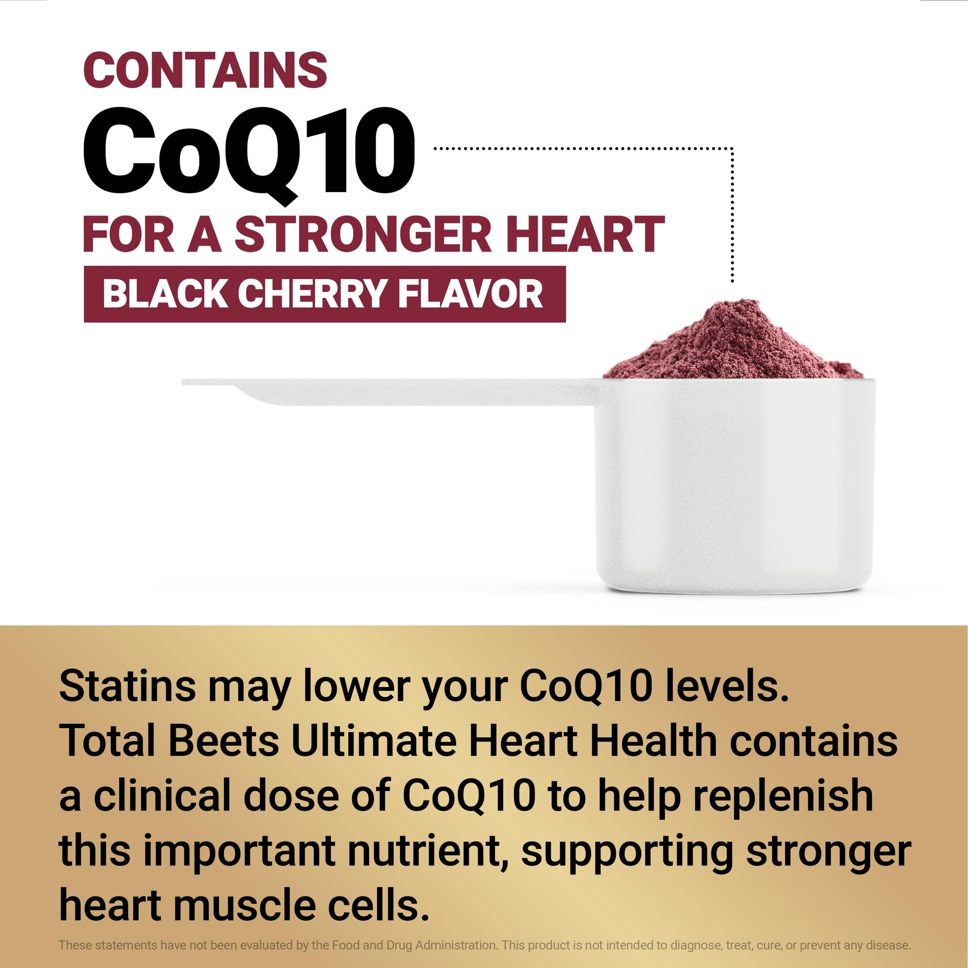 Benefits graphic for Force Factor Total Beets cardiovascular support