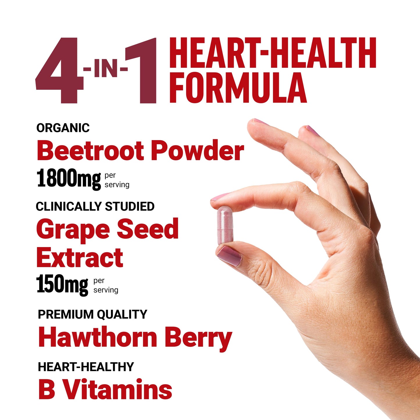 Force Factor Total Beets 90 capsules packaging showing organic beet root powder facts