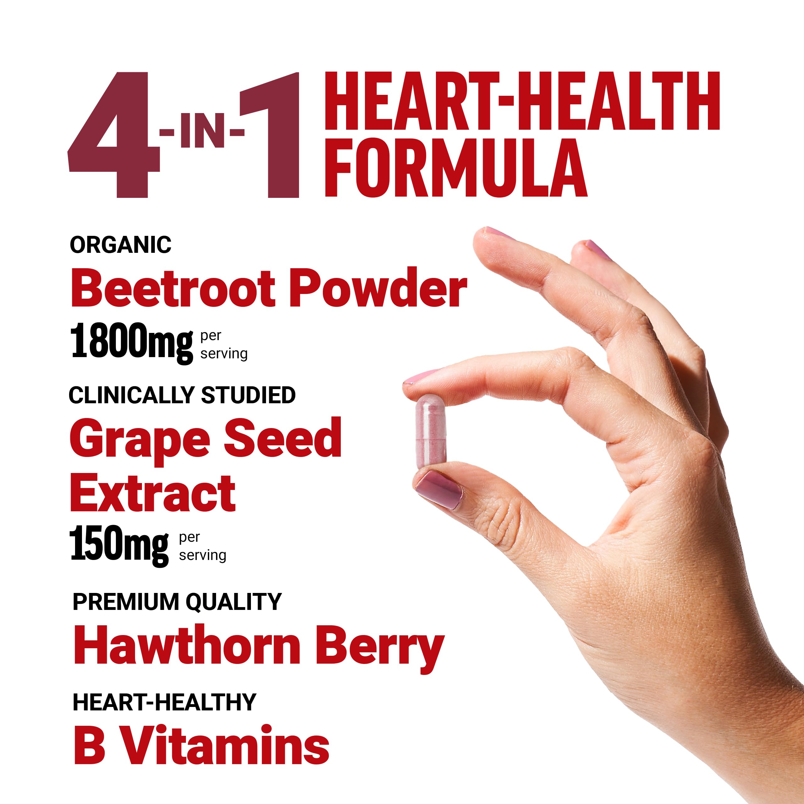 Force Factor Total Beets 90 capsules packaging showing organic beet root powder facts