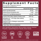 Force Factor Total Beets organic beet root 1800mg serving nutrition facts label
