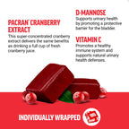 Force Factor Cranberry Soft Chews Ingredients Closeup