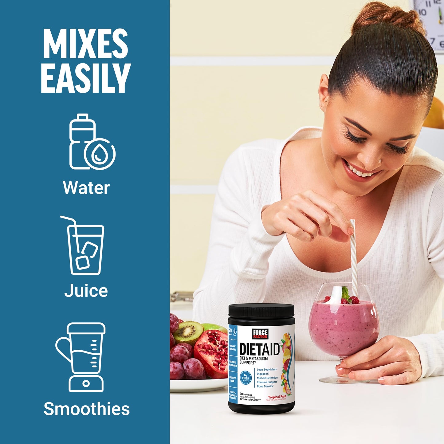Force Factor Diet Aid daily wellness drink mix for muscle retention