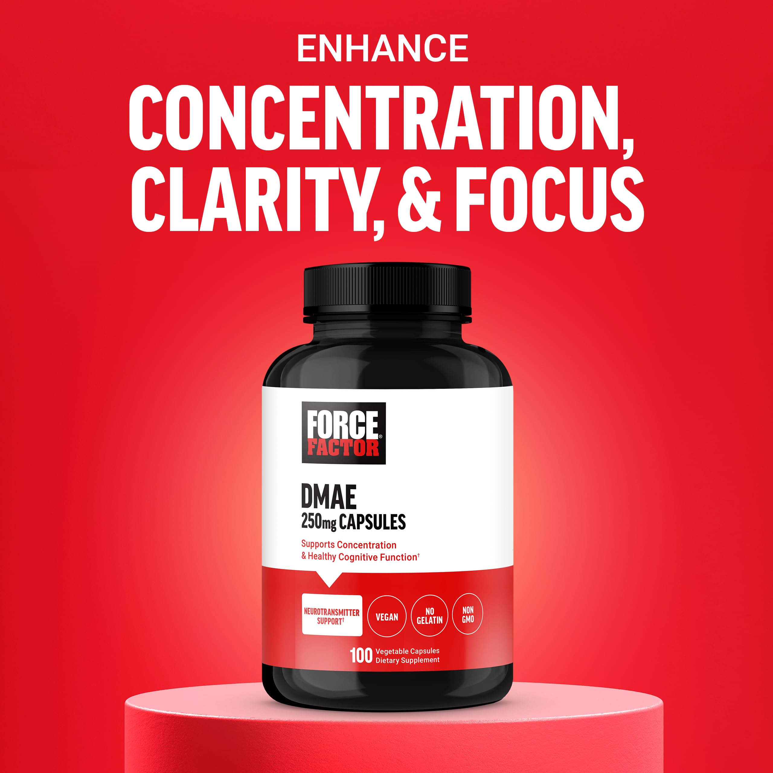 Force Factor cognitive function capsules supplement nutritional facts label