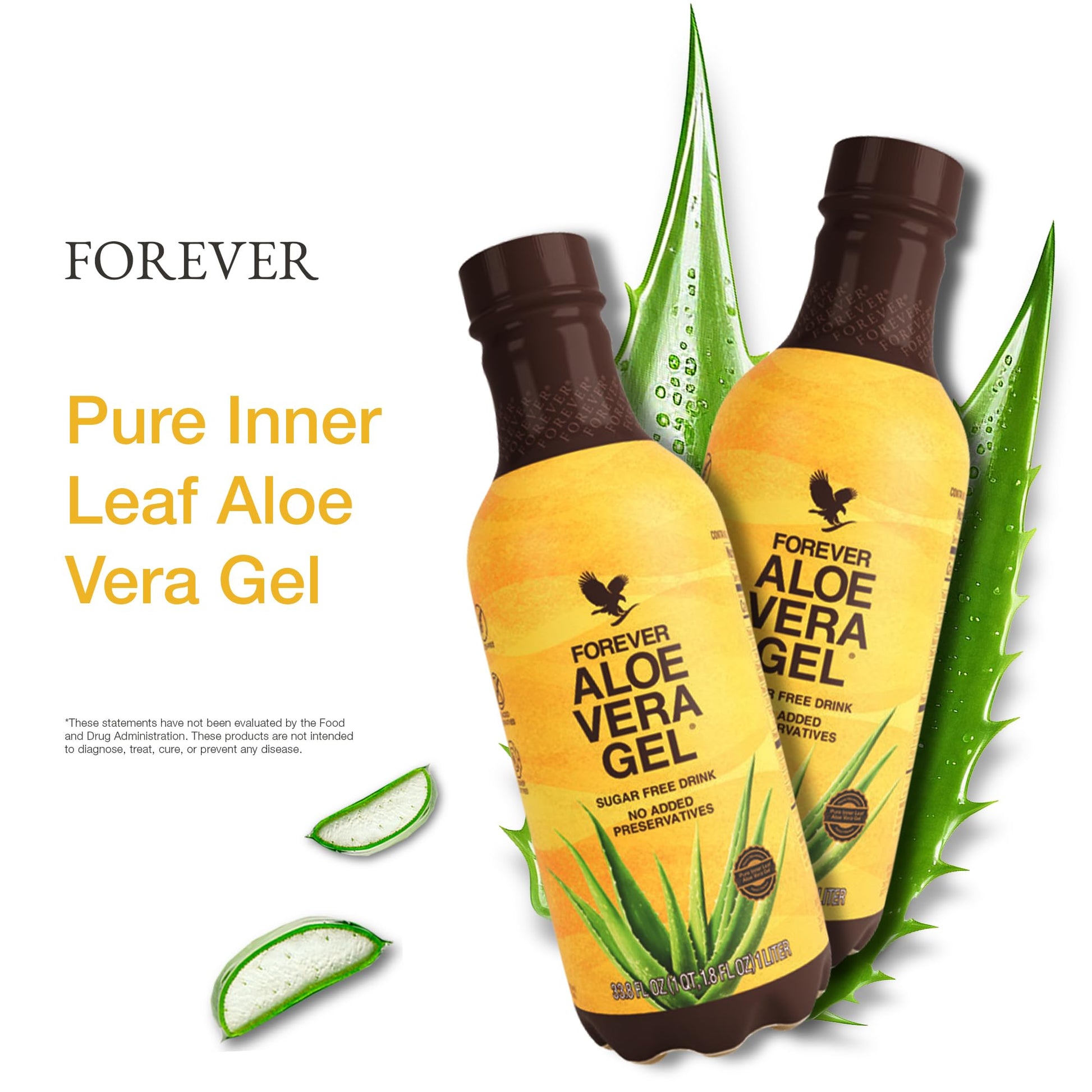 Forever Living Aloe Vera Gel sugar free bottle packaging