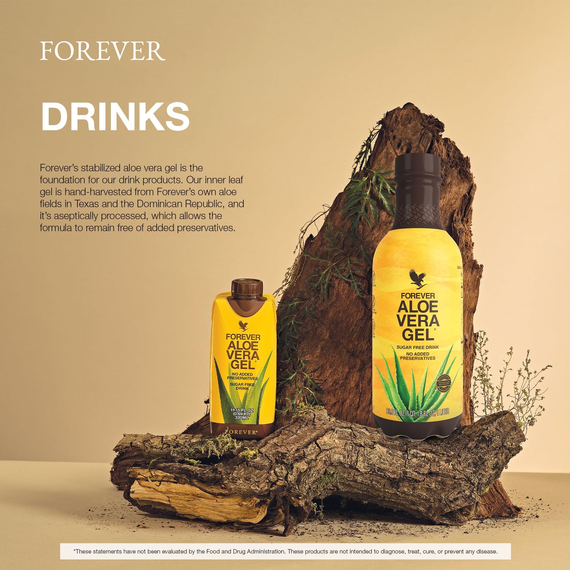 Authentic USA imported Forever Living Aloe Vera Gel pack