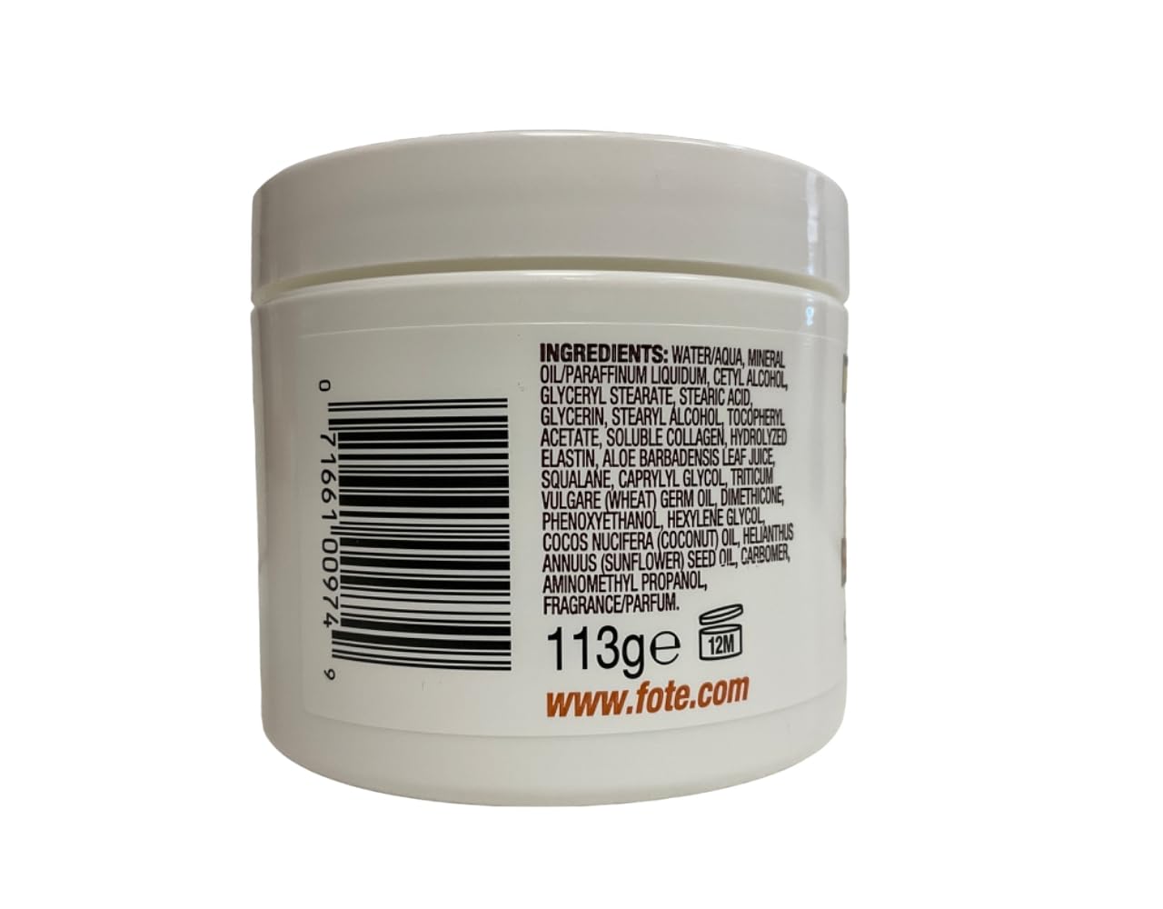 Authentic USA imported Fruit of the Earth moisturizing cream for dry skin