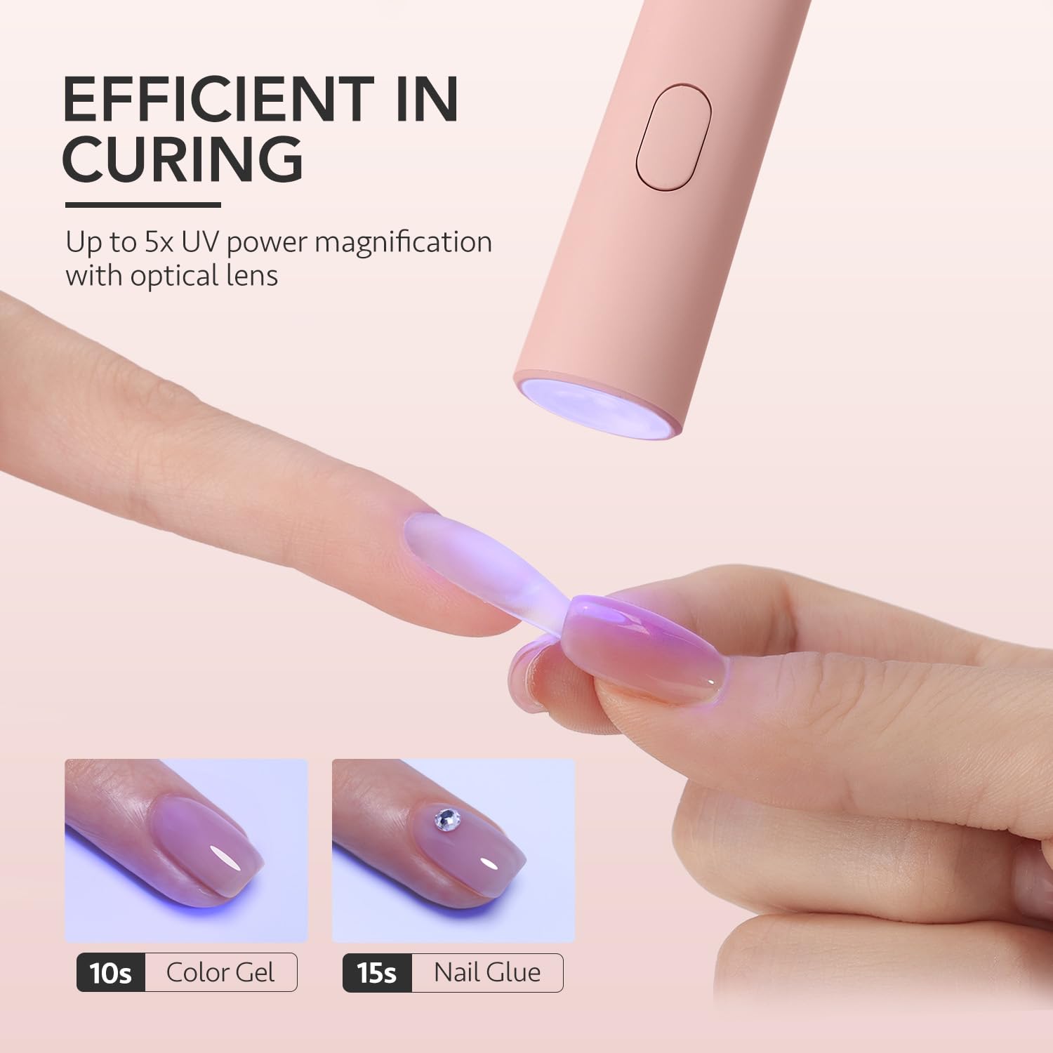 GAOY pen lamp for gel polish fast curing