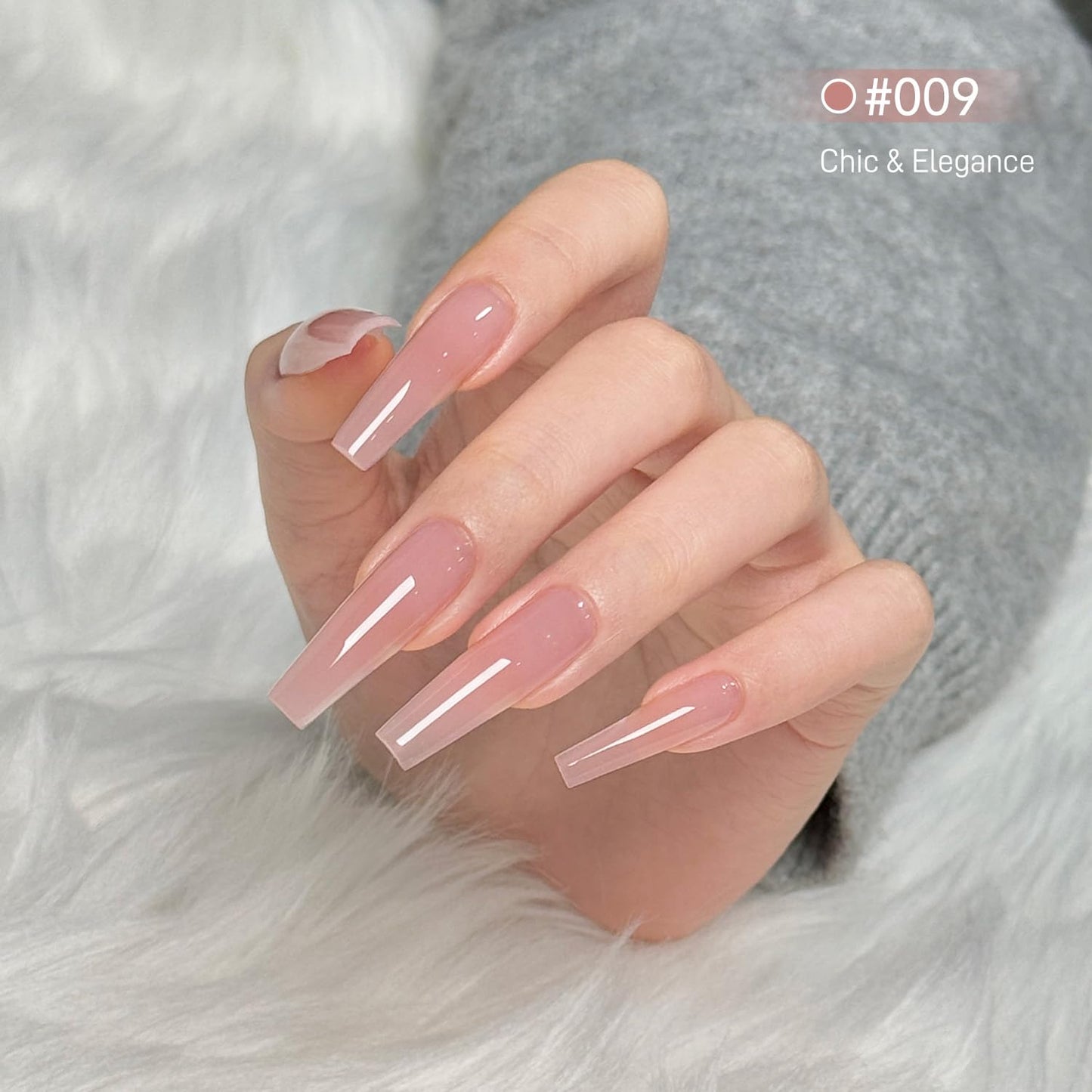 Gaoy all-in-one manicure set with base and top coats