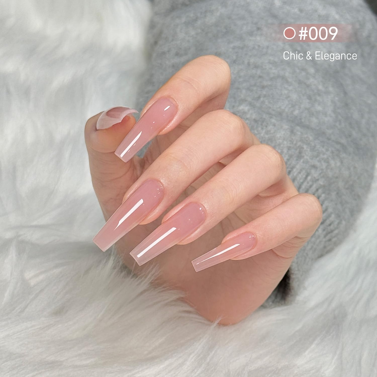 Gaoy all-in-one manicure set with base and top coats